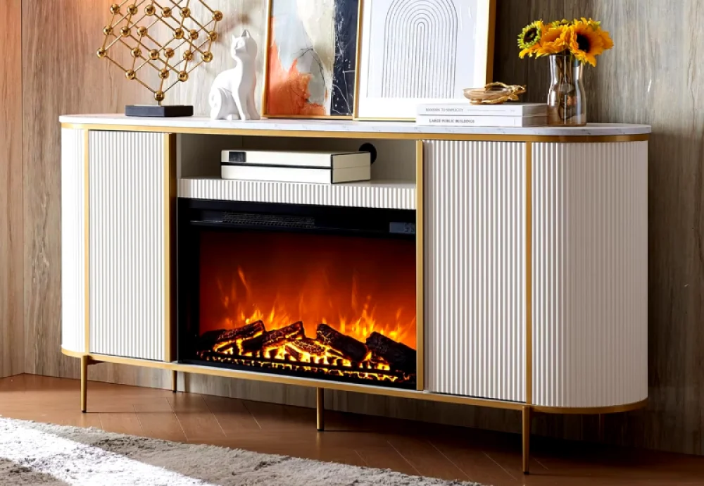 electric fireplace heater with remote control