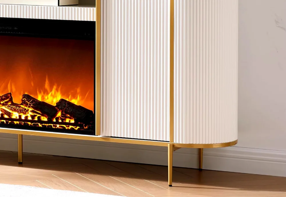 realistic looking electric fireplace